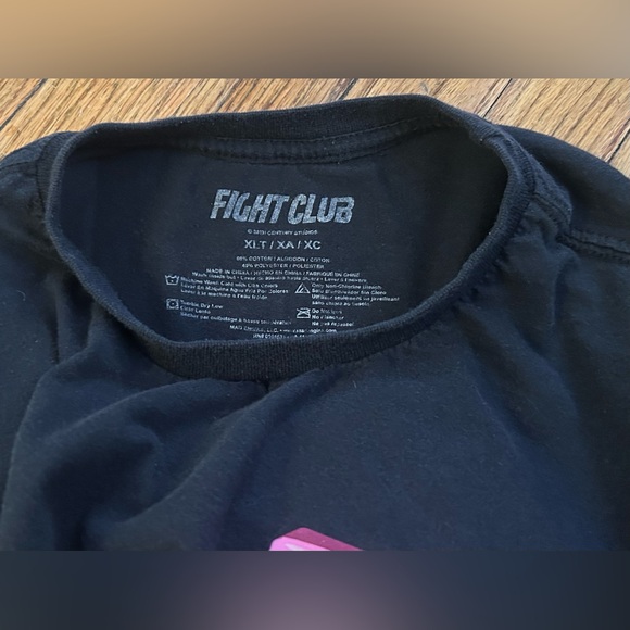Pink Fight Club Graphic Tee - Picture 3 of 5